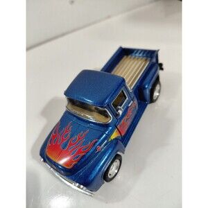 Kinsmart Die Cast 1:32 Hotrod 1956 Ford F-100 Stepside Pickup Truck w/Flames